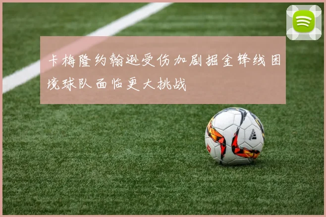卡梅隆约翰逊受伤加剧掘金锋线困境球队面临更大挑战